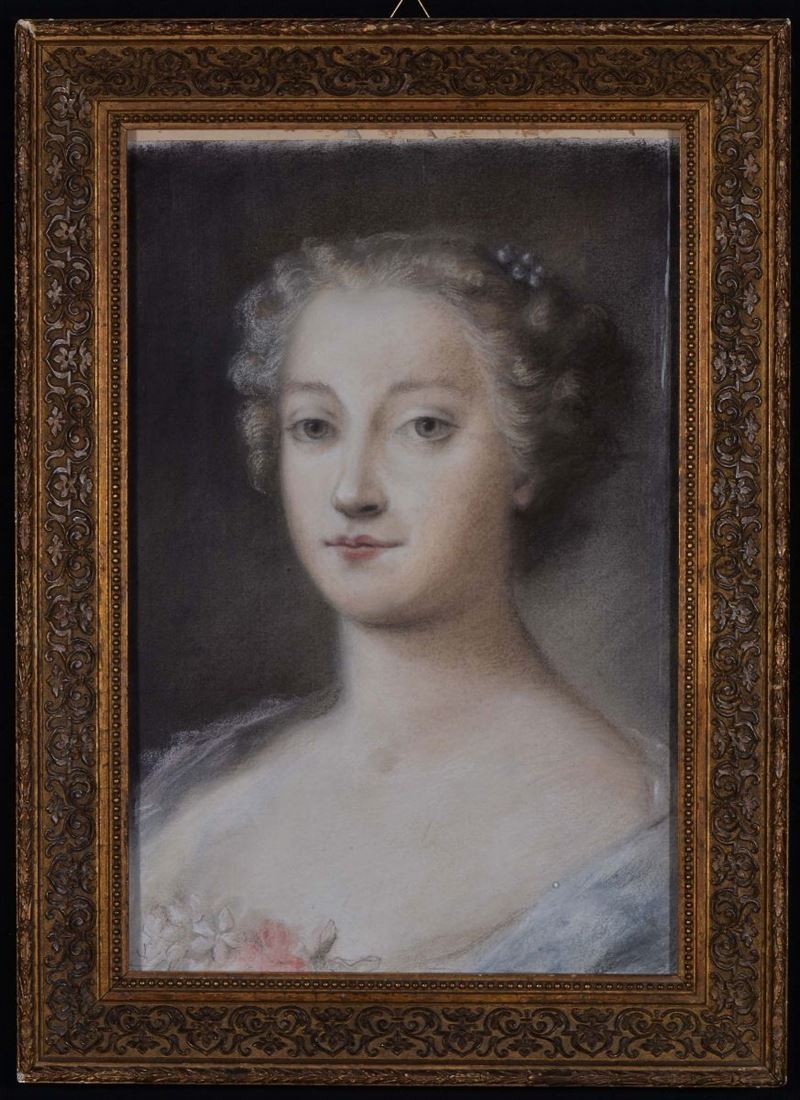 Scuola Veneta del XVIII secolo Ritratto femminile  - Auction Antiques and Old Masters - Cambi Casa d'Aste