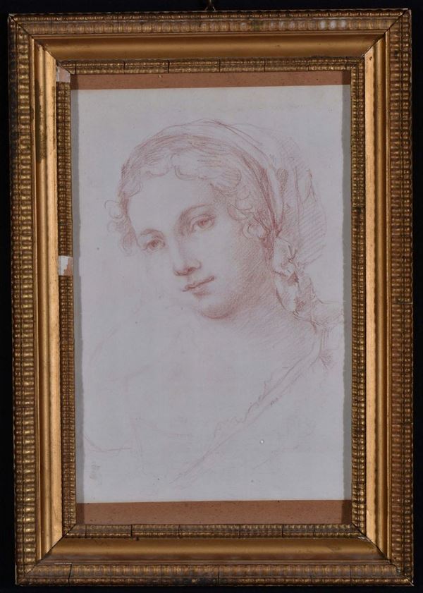 Scuola Italiana del XIX secolo Ritratto femminile