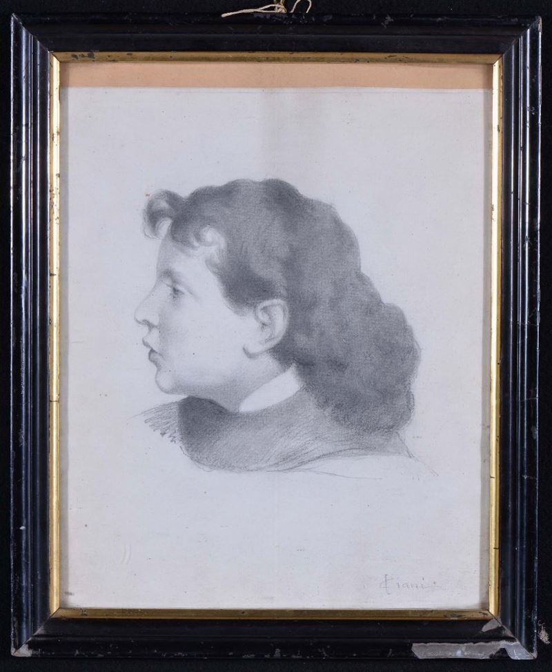Anonimo del XX secolo Ritratto femminile  - Auction Antiques and Old Masters - Cambi Casa d'Aste
