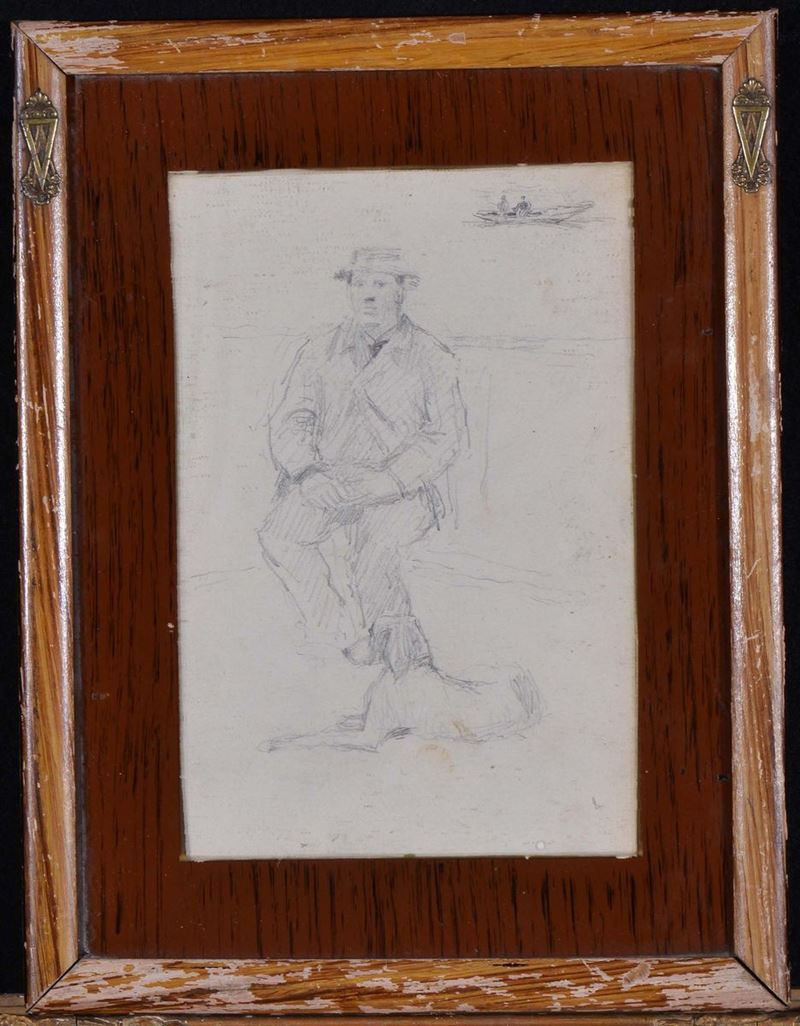 Scuola Francese Figura maschile  - Asta Antiquariato e Dipinti Antichi - Cambi Casa d'Aste