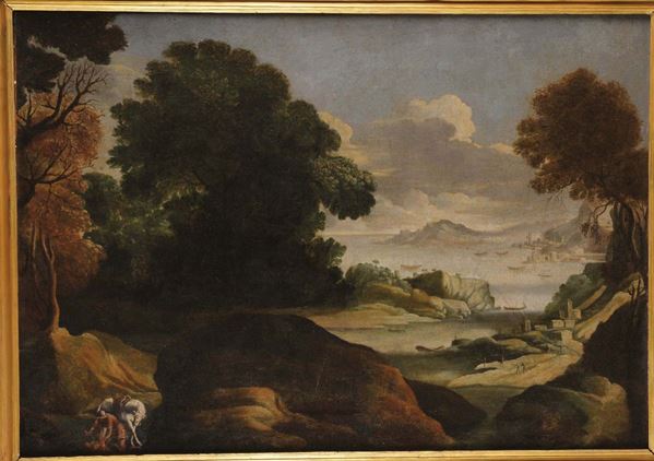 Scuola Fiamminga del XVIII secolo Paesaggio