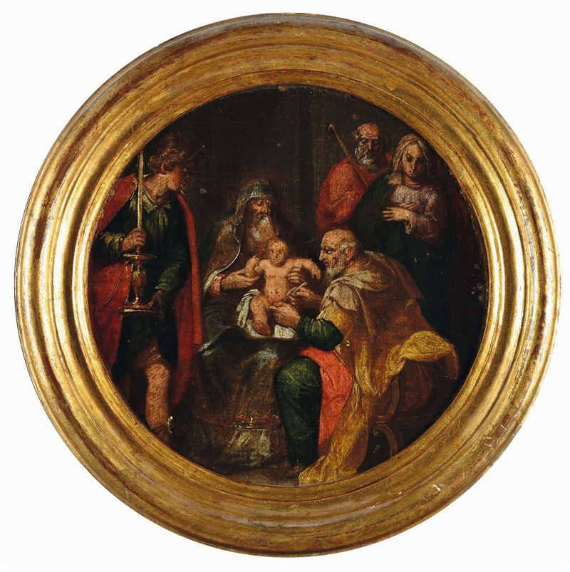 Scuola del XVIII secolo Ecce Homo Circoncisione di Gesù  - Asta Antiquariato e Dipinti Antichi - II - Cambi Casa d'Aste
