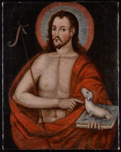 Scuola del XVIII Secolos.giovanni con Agnus dei