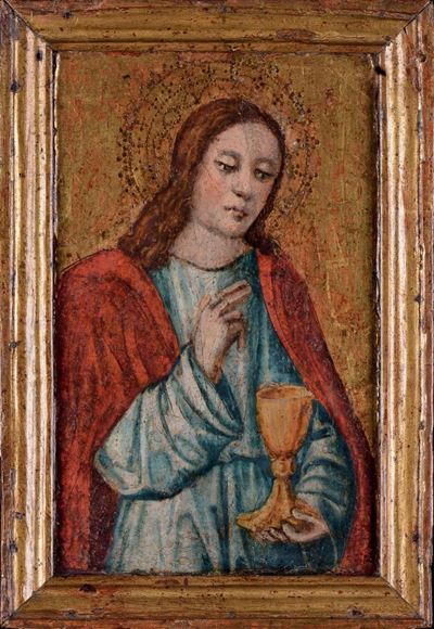 Scuola del XVII Secolos.giovannino con Calice