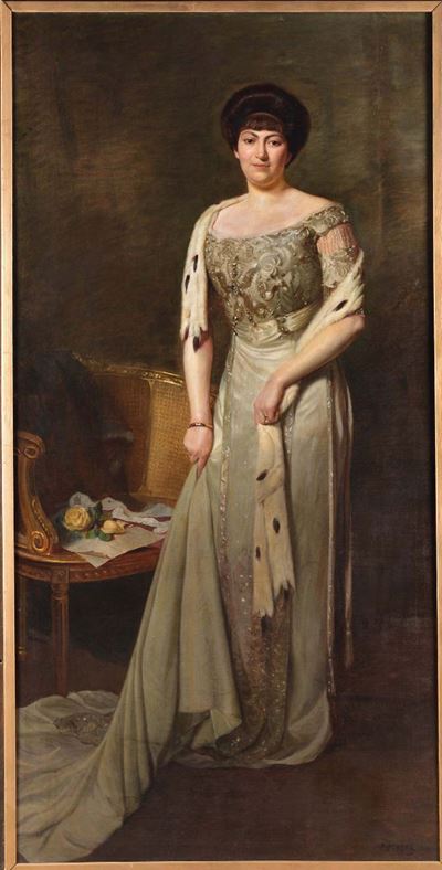 Oscar Brazda (1888-1977)figura Femminile