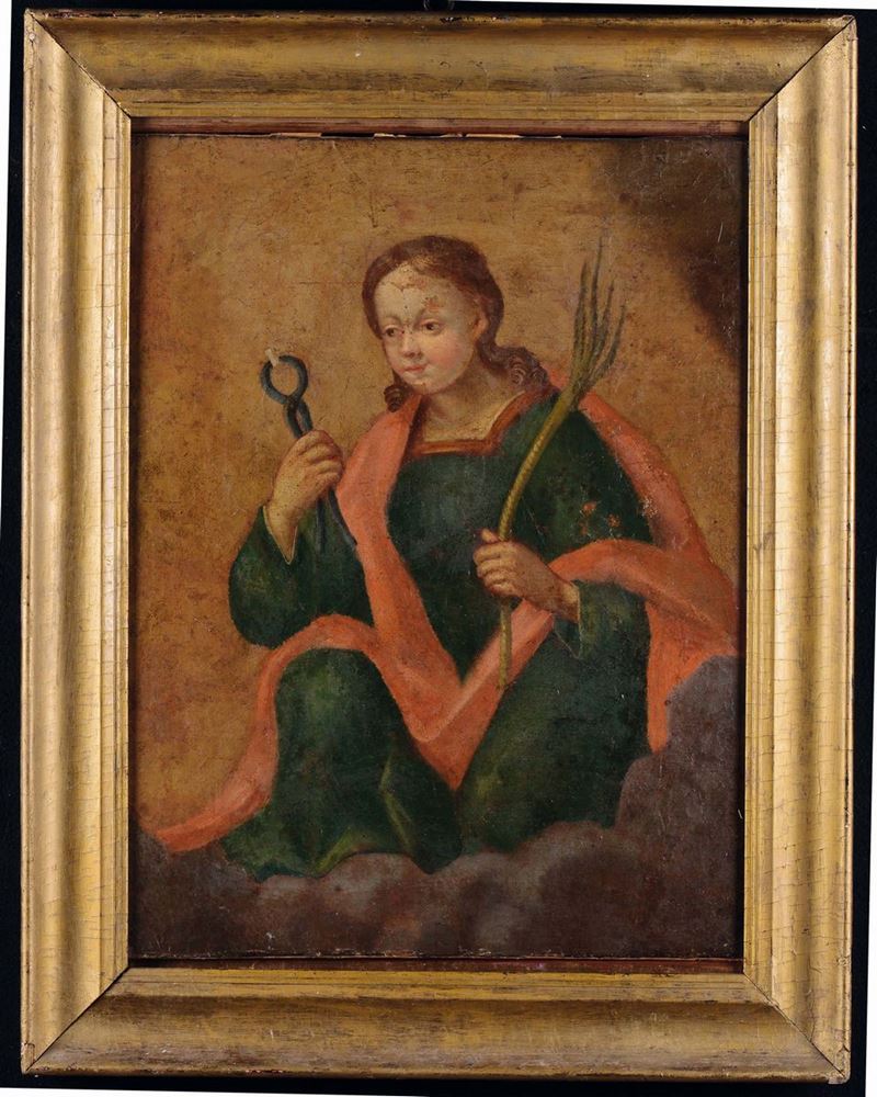 Scuola dl XVIII secolo Sant’Agnese  - Auction Antique and Old Masters - II - Cambi Casa d'Aste