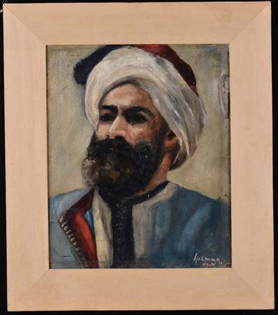 Holman, XIX Secoloritratto Maschile Orientale