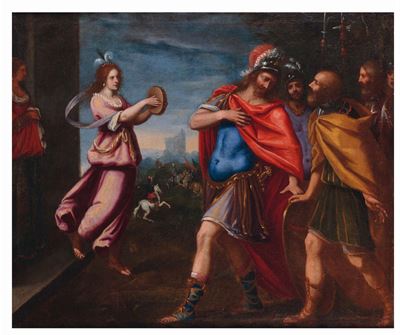 Francesco Nasini (seconda Metà XVII Secolo)episodio Biblico del Vecchio Testamento