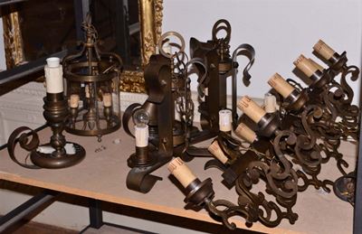 Lotto di Lampadari e Lampade