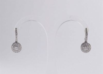 Orecchini con Pavé di Diamanti