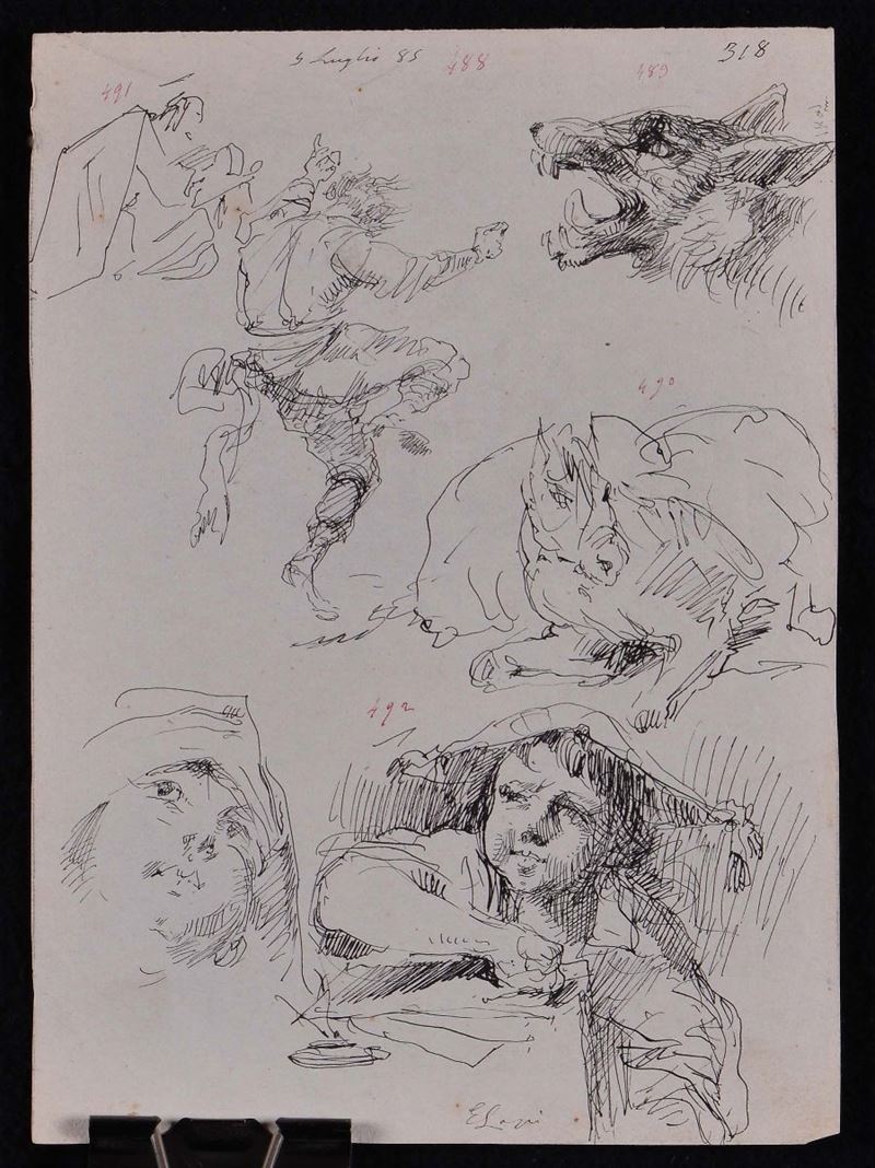 Emilio Lapi (1814-1890)  - Auction The Collestions of a Fine Bolognese Art Connoisseur - Cambi Casa d'Aste