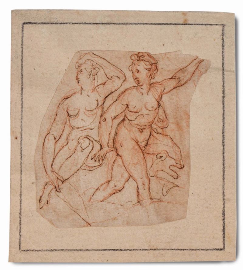 Francesco Primaticcio (1490-1570), ambito di  - Auction The Collestions of a Fine Bolognese Art Connoisseur - Cambi Casa d'Aste
