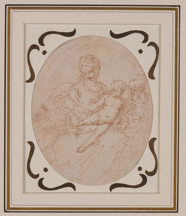 Donato Creti (1671-1749), ambito di Madonna con Bambino