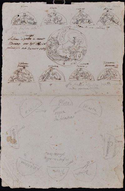 Felice Giani (1758-1823), Attribuito Astudio per Affreschi