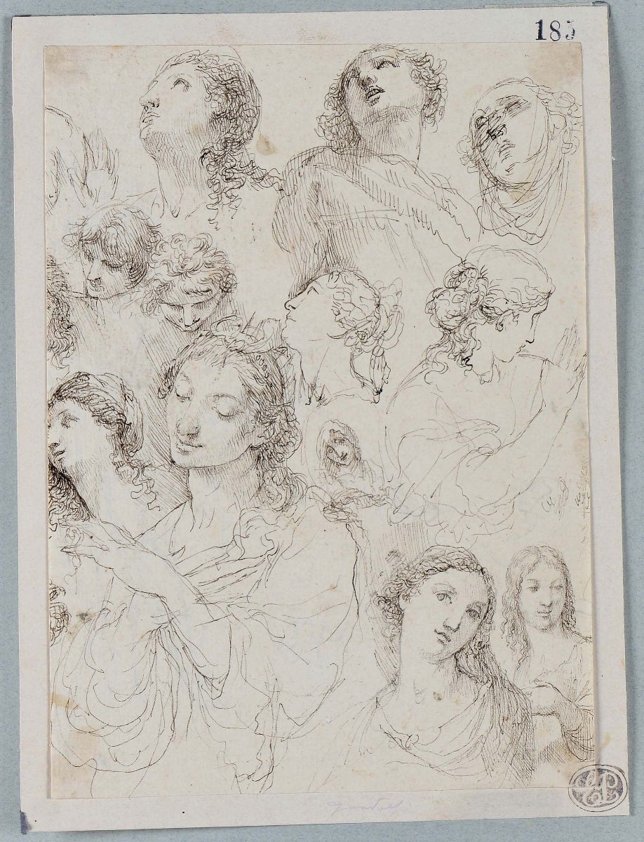 Gaetano Gandolfi (1734-1802), Attribuito Astudi di Figure