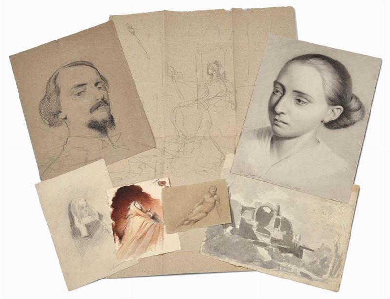 Scuola Italiana del XIX secolo  - Auction The Collestions of a Fine Bolognese Art Connoisseur - Cambi Casa d'Aste