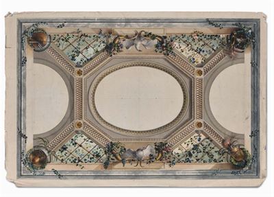 Scuola Italiana del XIX Secolostudi di Decorazione Architettonica