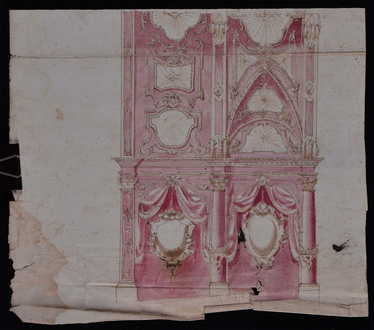 Scuola Italiana del XIX Secolostudi di Decorazione Architettonica