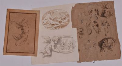 Lotto di Quattro Disegni Differenti, XVIII Secolo