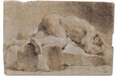 Ubaldo Gandolfi (1728-1781)nudo Maschile