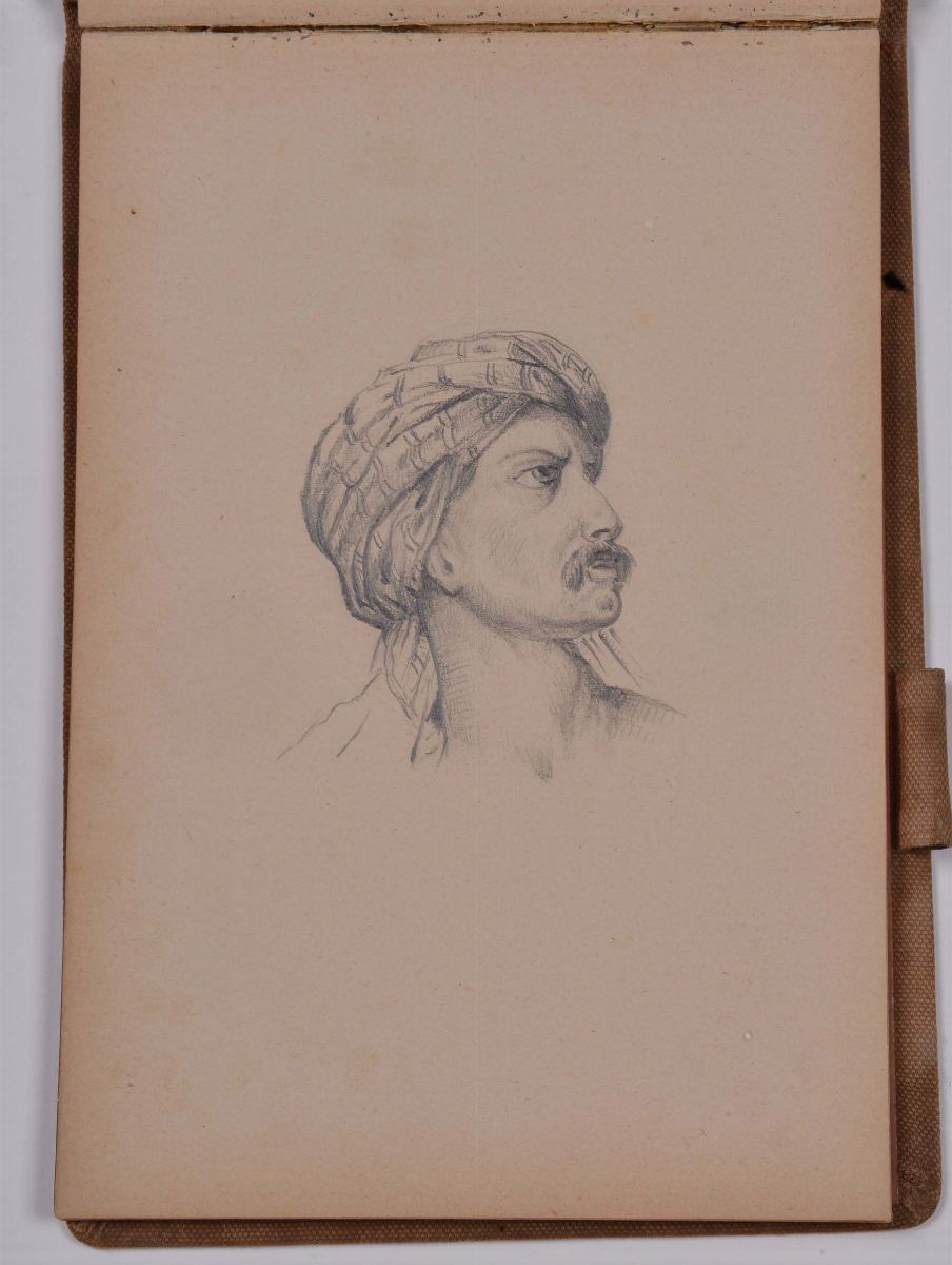 Album Contenete Diciassette Disegni, Alcuni dei Quali Acquerellati, XIX Secolo