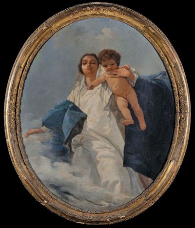 Giovambattista Tiepolo (1696-1770), Copia Damadonna del Carmine