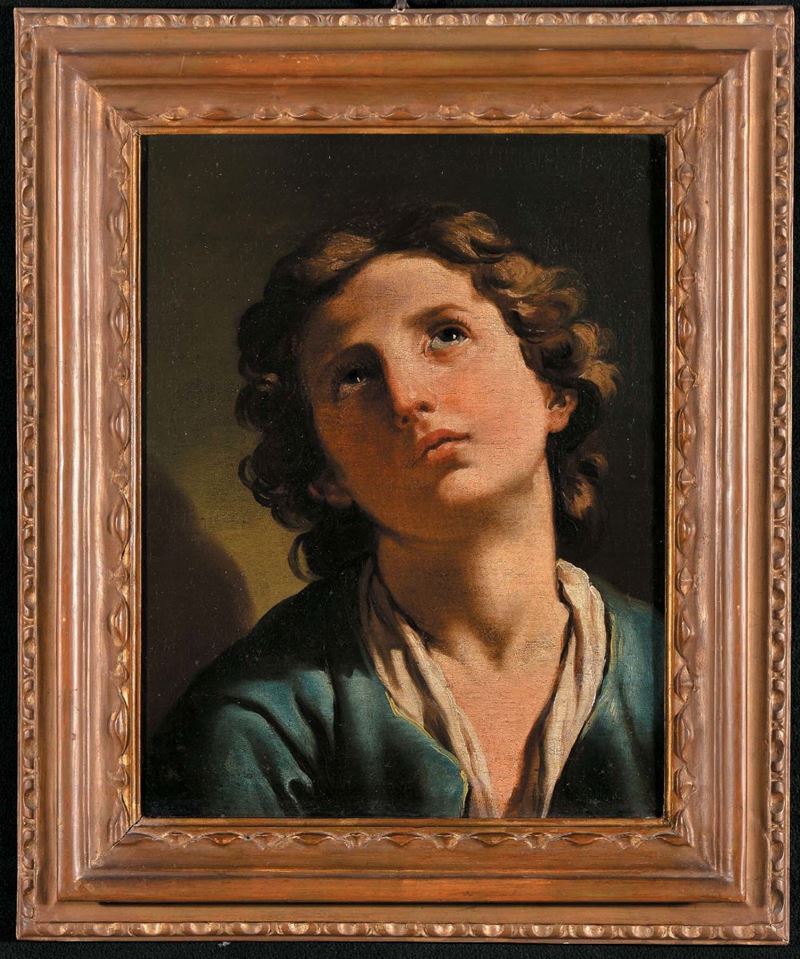 Ubaldo Gandolfi (1728-1781) Testa di giovane  - Asta La Dimora di un Conoscitore Bolognese - Cambi Casa d'Aste
