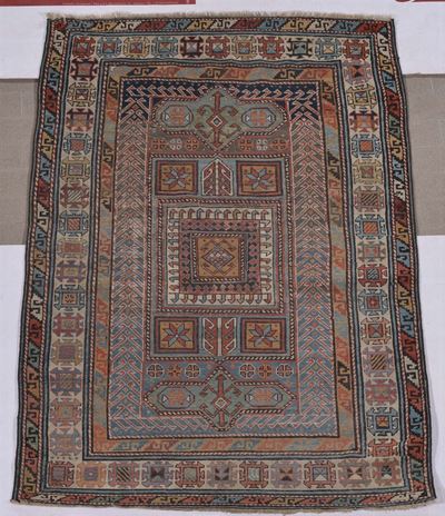 Tappeto Caucasico Shirvan, Fine XIX Inizio XX Secolo