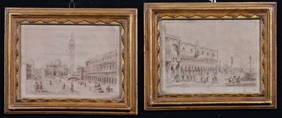 Anonimo del XIX Secolovedute di Piazza San Marco