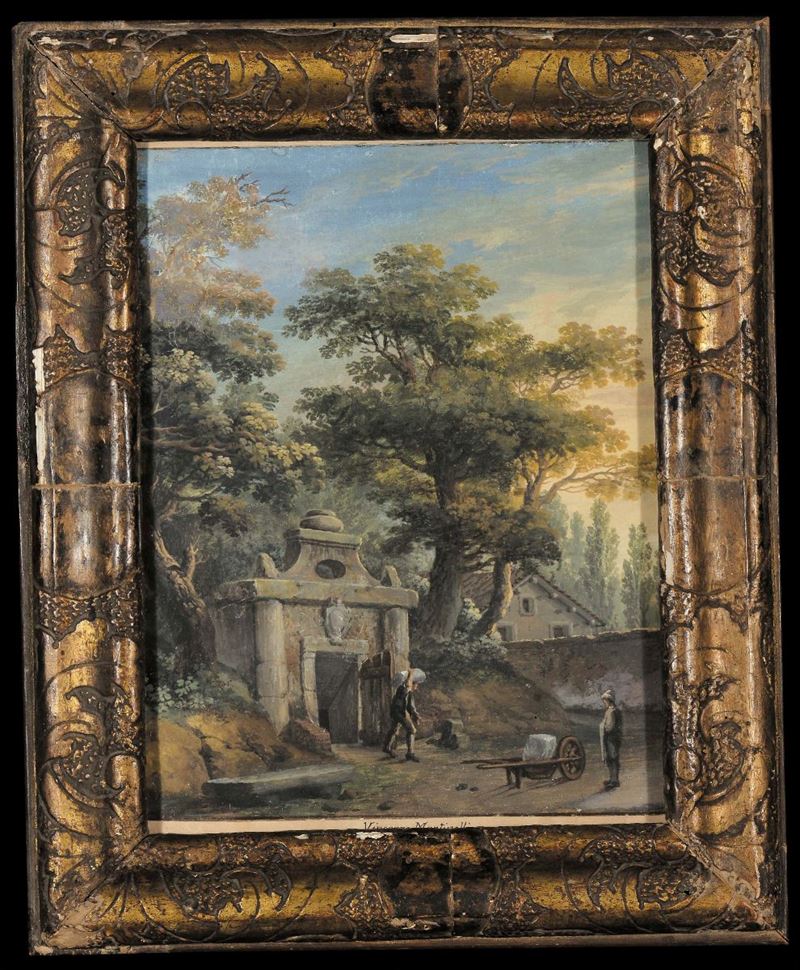 Vincenzo Martinelli (1737-1807) La ghiacciaia  - Asta La Dimora di un Conoscitore Bolognese - Cambi Casa d'Aste