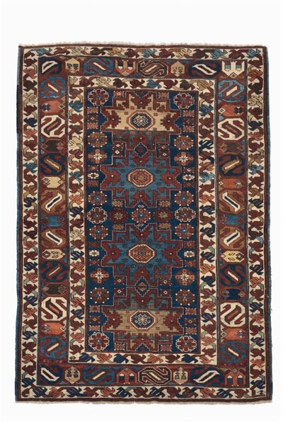 Tappeto Caucasico Shirvan Fine XIX Inizio XX Secolo