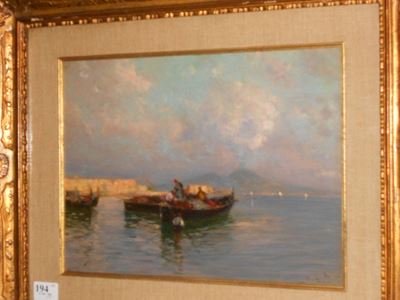 Fulvio Tessitore (1870-1933)veduta Napoletana