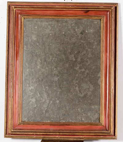 Cornice Laccata Rossa ed Oro