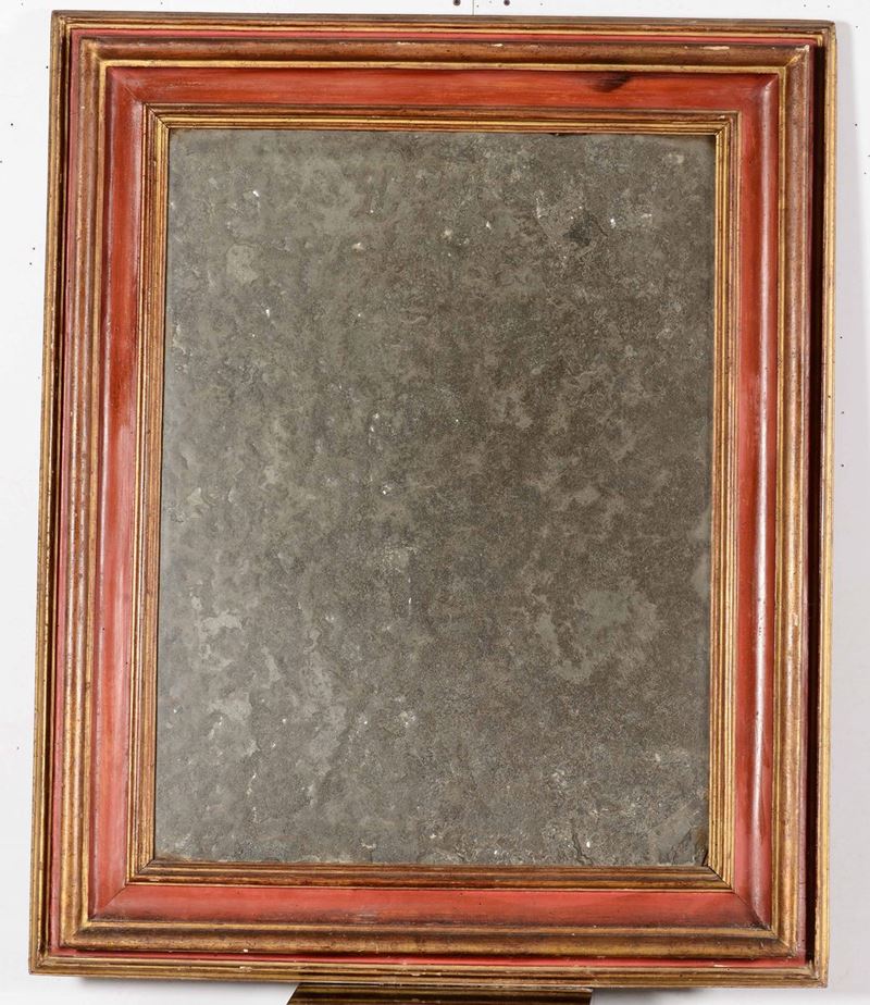 Cornice laccata rossa ed oro  - Auction Antique Frames - I - Cambi Casa d'Aste