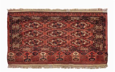 Tappeto Turkmeno Torba Fine XIX Inizio XX Secolo