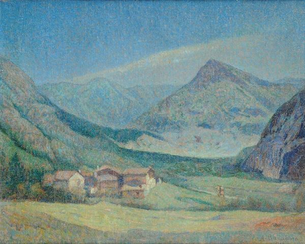Angelo Barabino (1883-1950) Valle d'Ayaz, 1948
