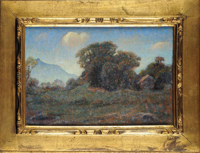 Angelo Barabino (1883-1950) Paesaggi d'Ivrea, 1944  - Asta Dipinti del XIX e XX secolo - Cambi Casa d'Aste