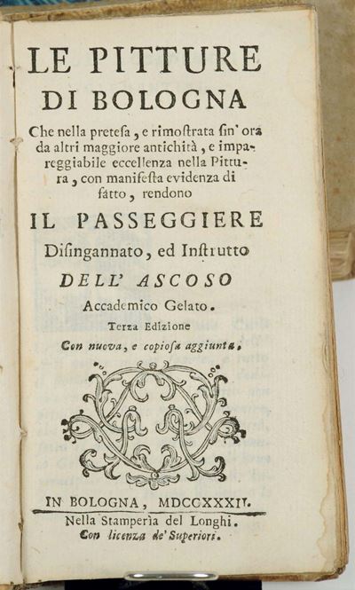 Malvasia Carlo Cesarele Pitture di Bologna