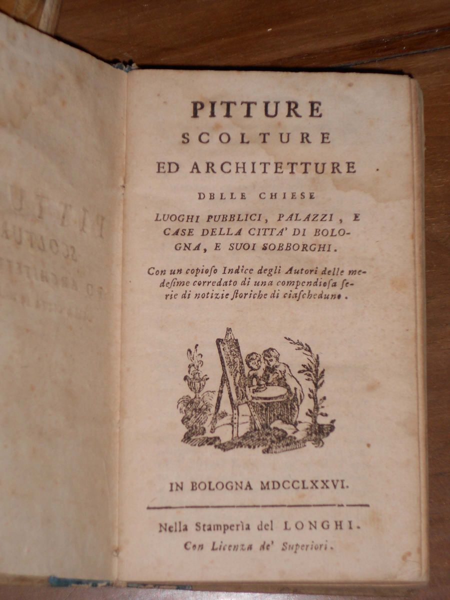 Malvasia Carlo Cesarele Pitture di Bologna