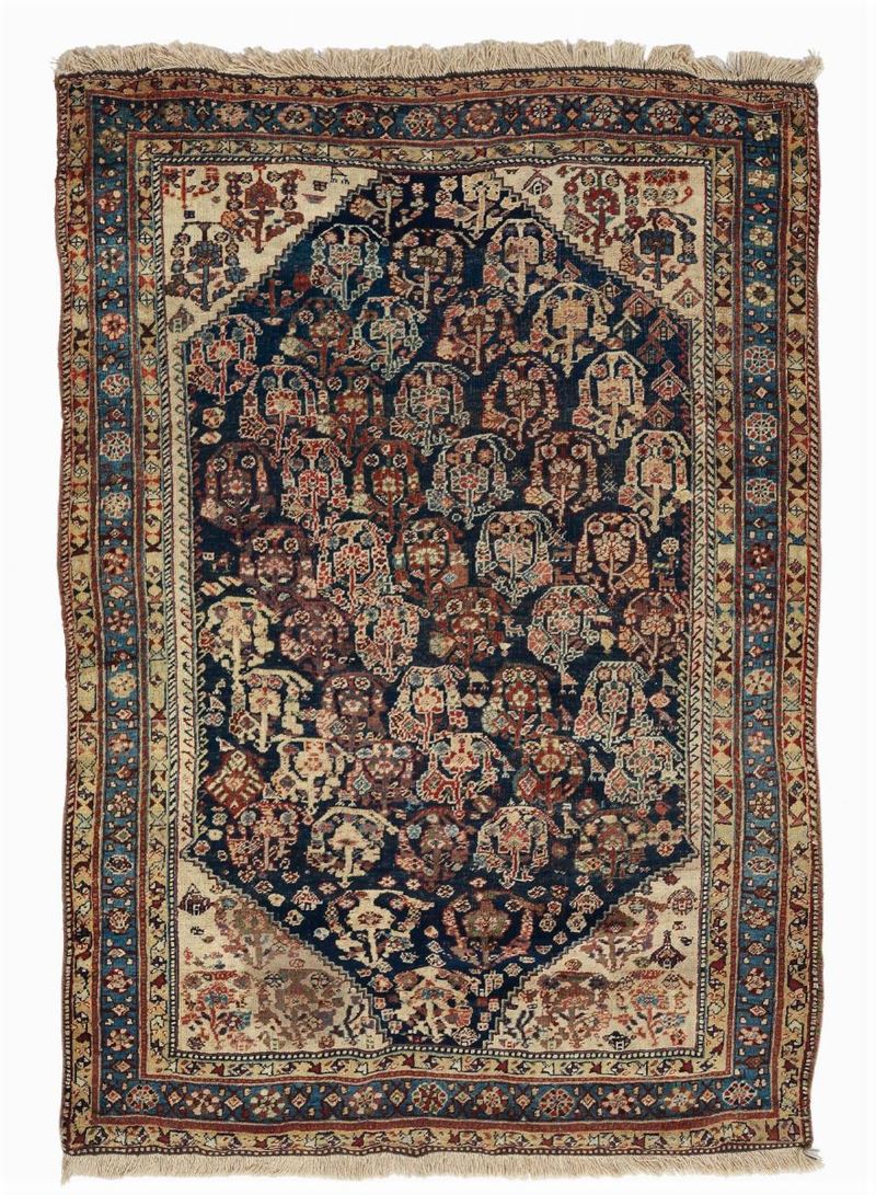 A sud persian Qashqai rug late 19th century.  - Auction Ancient Carpets - Cambi Casa d'Aste