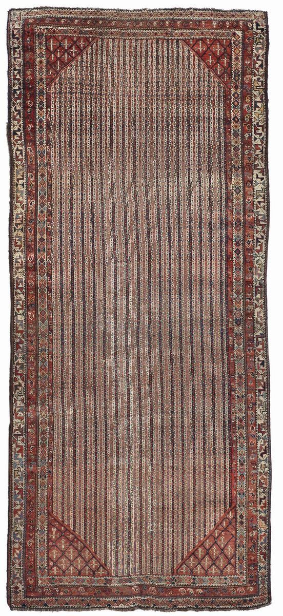 A Khamseh kelley early XX century. Some areas of repiling in the middle.  - Auction Ancient Carpets - Cambi Casa d'Aste