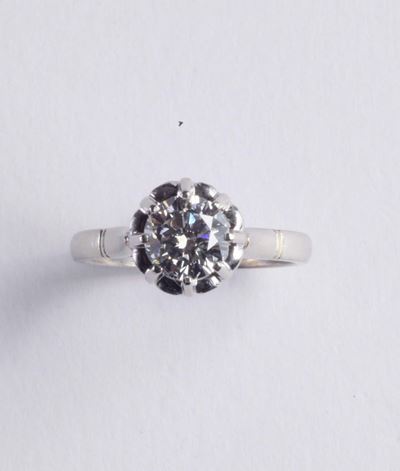 Anello Solitaire con Diamante