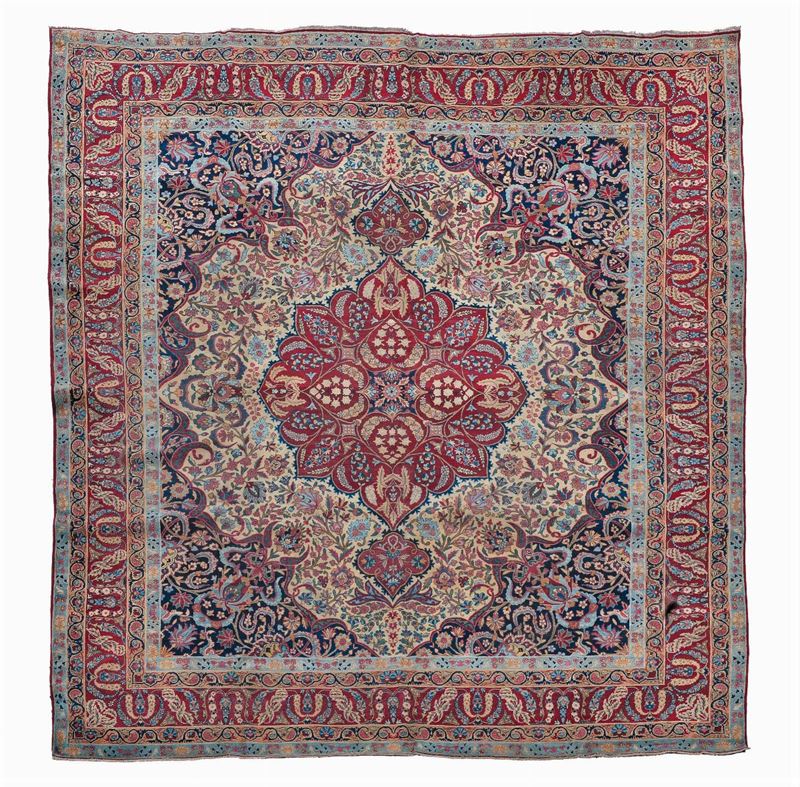 A Persia Kirman Laver end 19thcentury. Overall good condition.  - Auction Ancient Carpets - Cambi Casa d'Aste