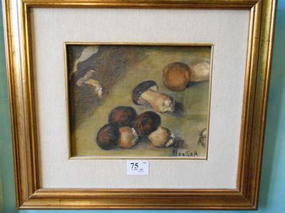 Armando Figallo (1892-1984)natura Morta con Funghi