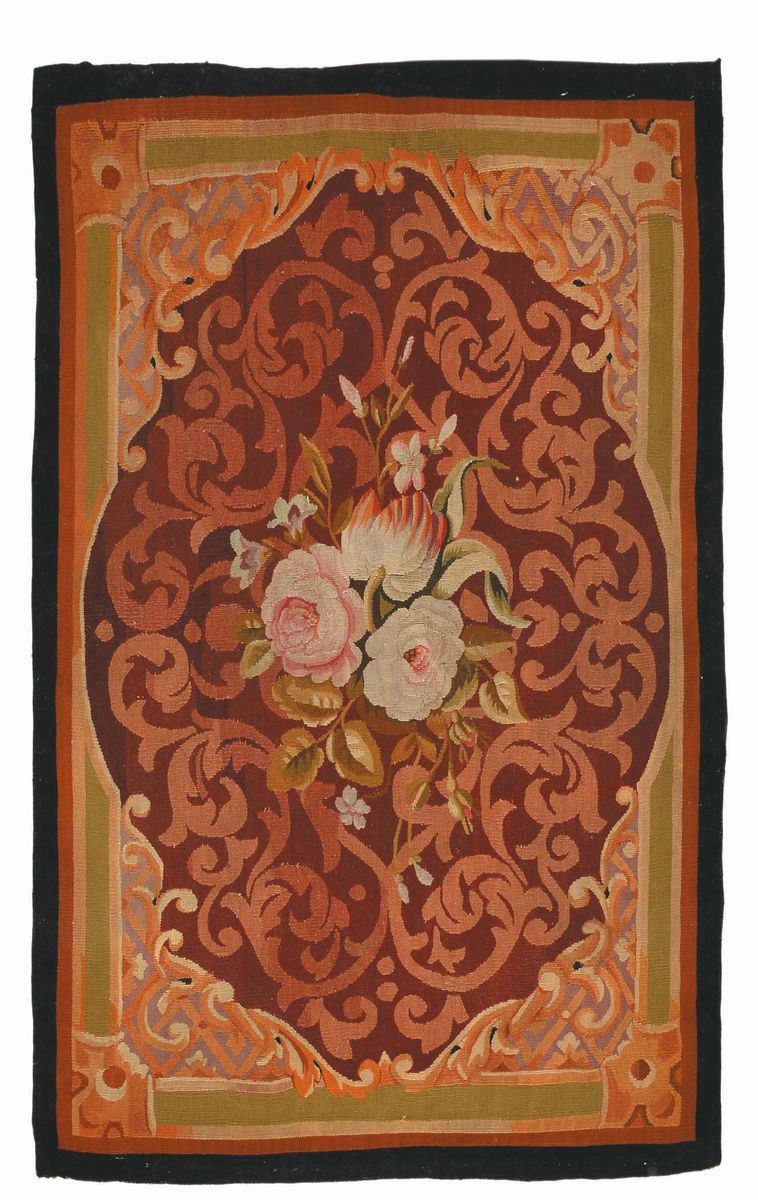An Aubusson rug Francia 20th century.  - Auction Ancient Carpets - Cambi Casa d'Aste