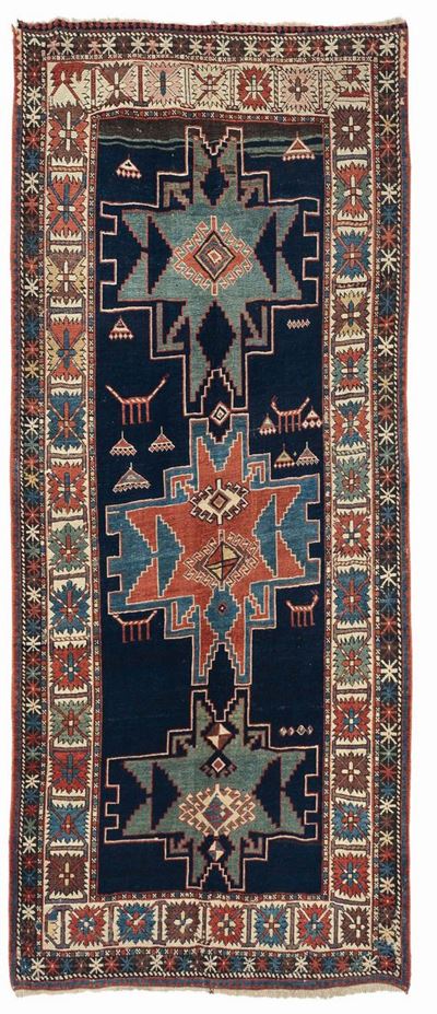 Tappeto Caucasico Shirvan, Fine XIX Inizio XX Secolo
