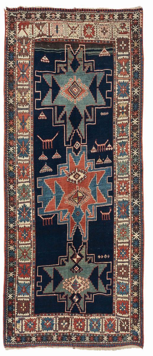 A caucasian rug Shirvan end 19th early 20th century. Overall very good condition.  - Auction Ancient Carpets - Cambi Casa d'Aste