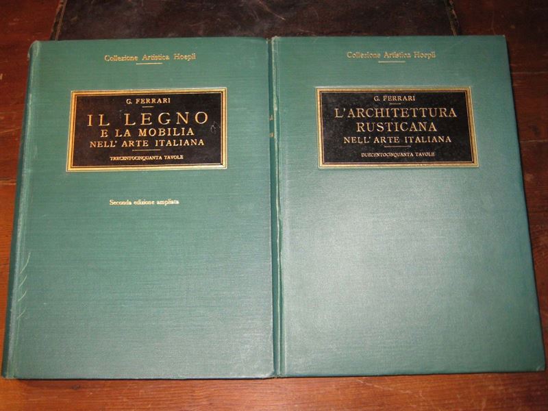 Ferrari Giulio L'architettura rusticana e la mobilia nell'arte italiana  - Auction The Collestions of a Fine Bolognese Art Connoisseur - Cambi Casa d'Aste