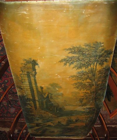 Pannello su Tela Raffigurante Paesaggio con Architetture
