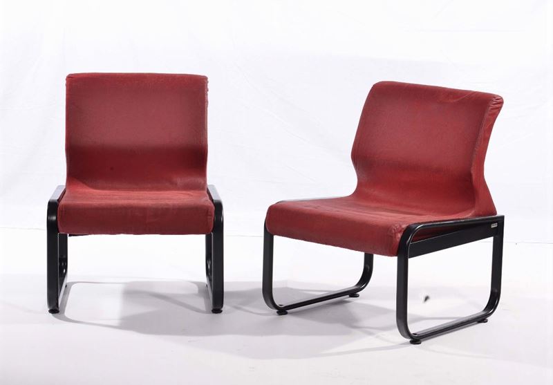 Della Chiara Coppia di poltrone  - Auction Decorative Arts of XX Century - I - Cambi Casa d'Aste